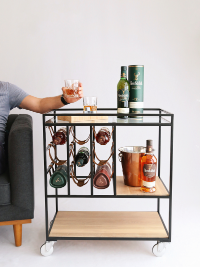 The Black and Brown Drinks Caddy